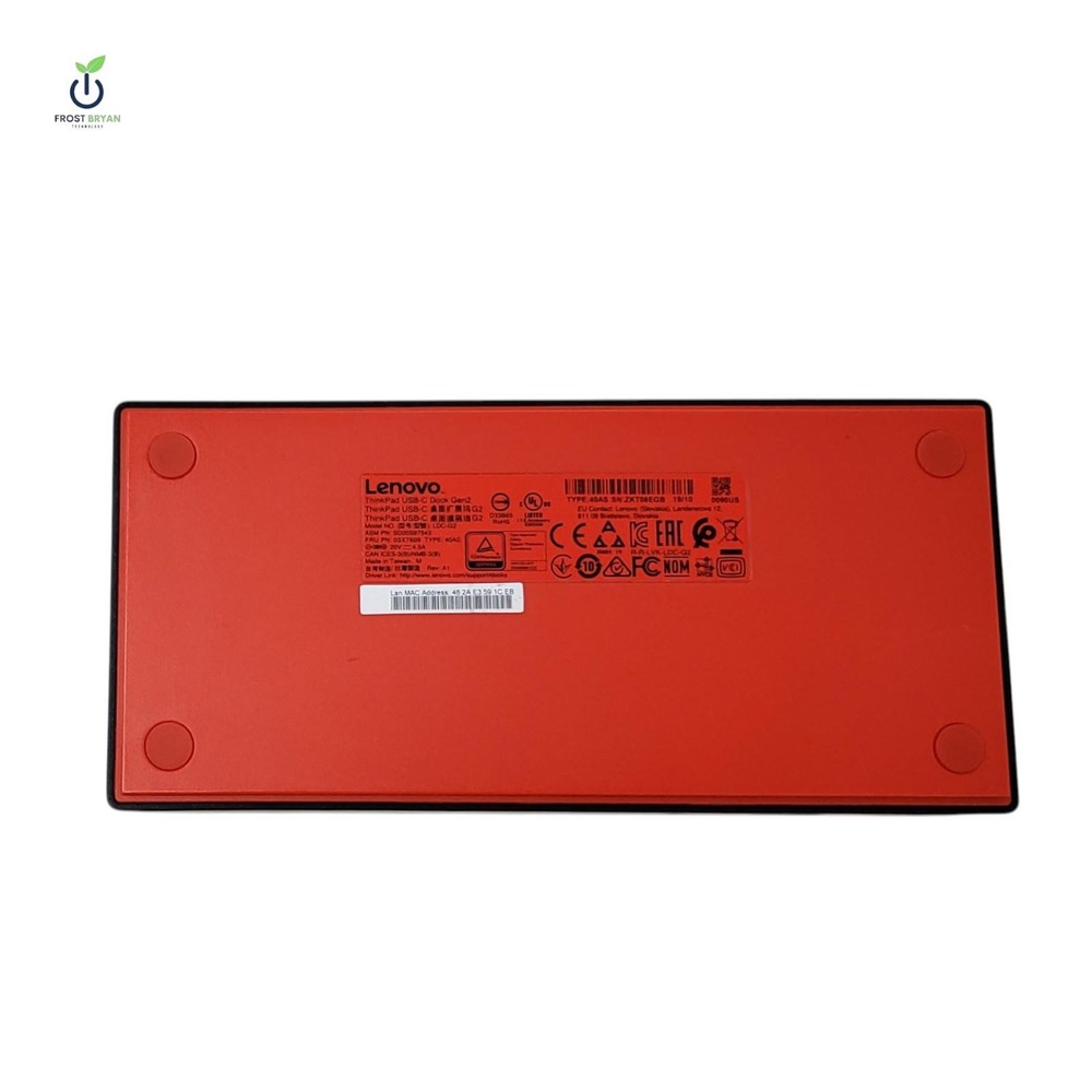 Lenovo ThinkPad USB-C Gen2 Dock No AC