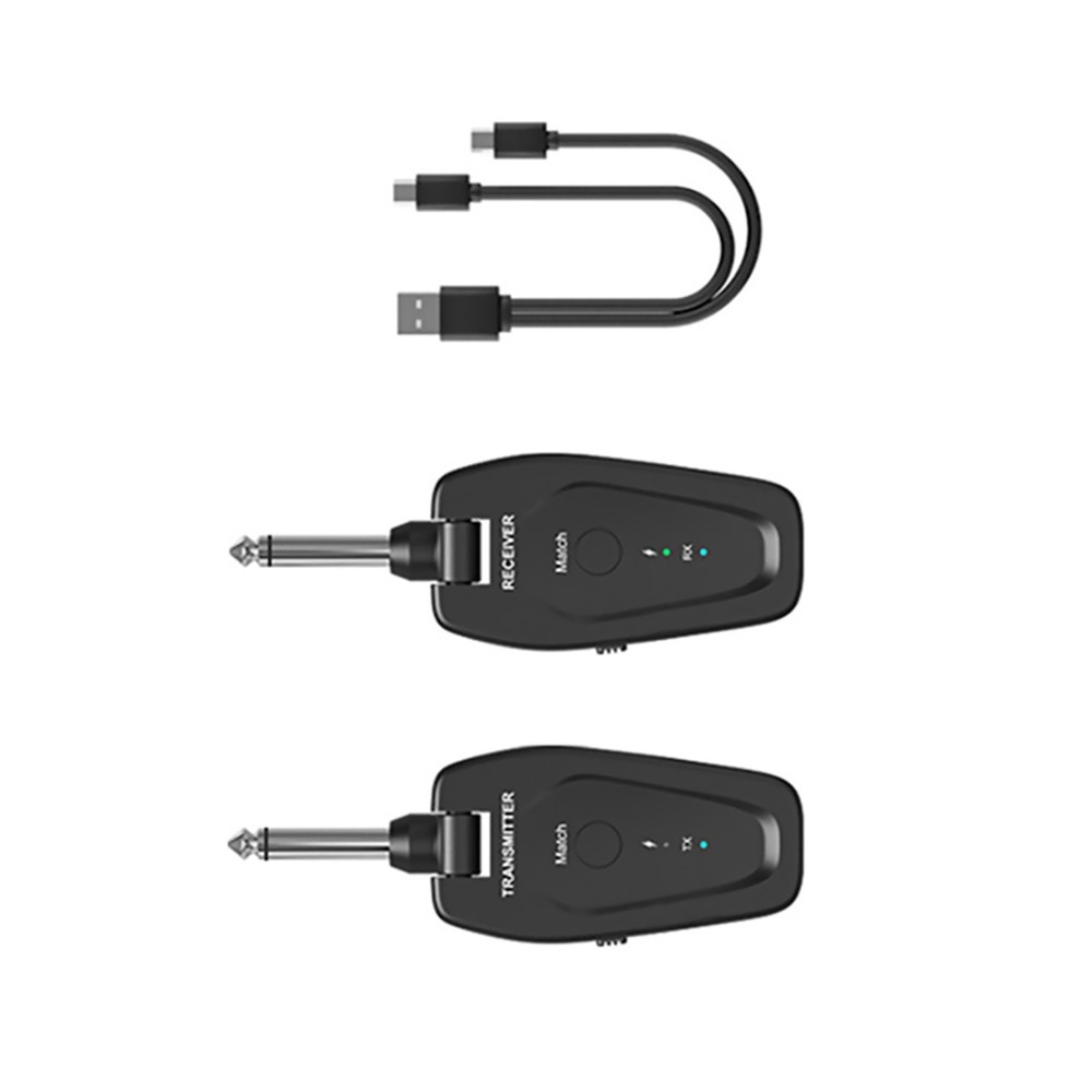 Professional UHF Wireless Guitar System Transmitter Receiver Audio Accessories