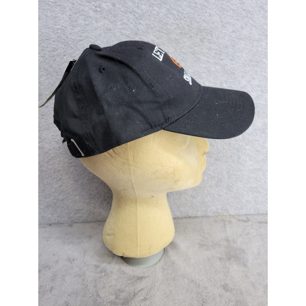 Lets Get Smashed Hat Pumpkin Halloween Party Black Baseball Cap Adjustable