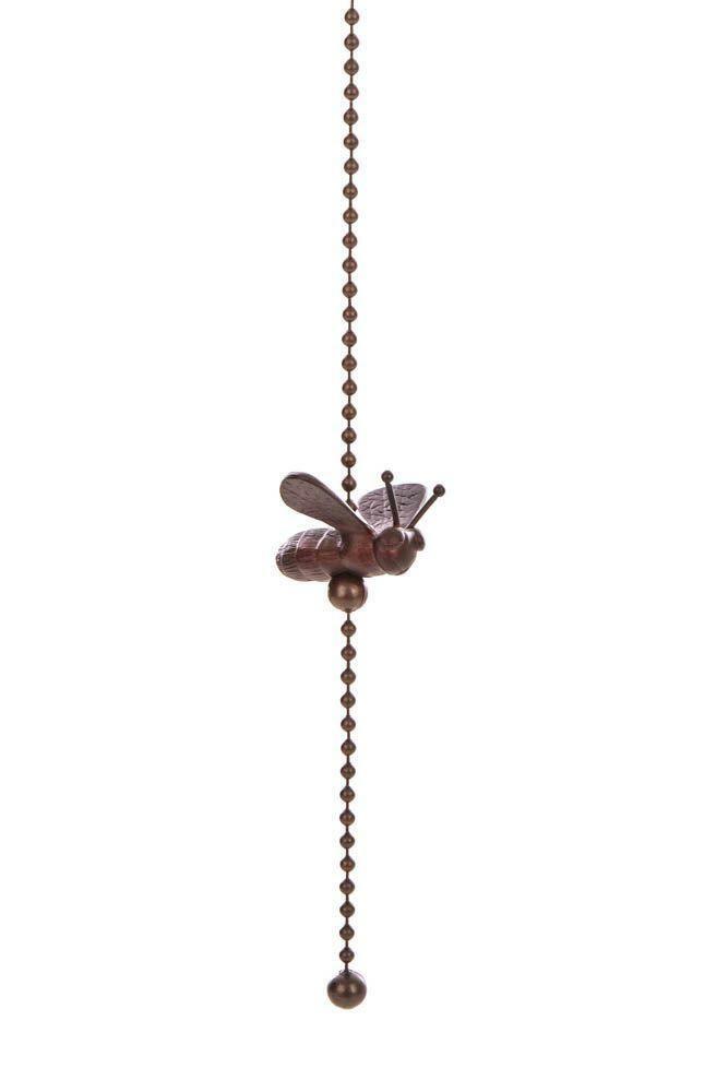 Pair of Oil Rubbed Bronze Bee Fan Pulls
