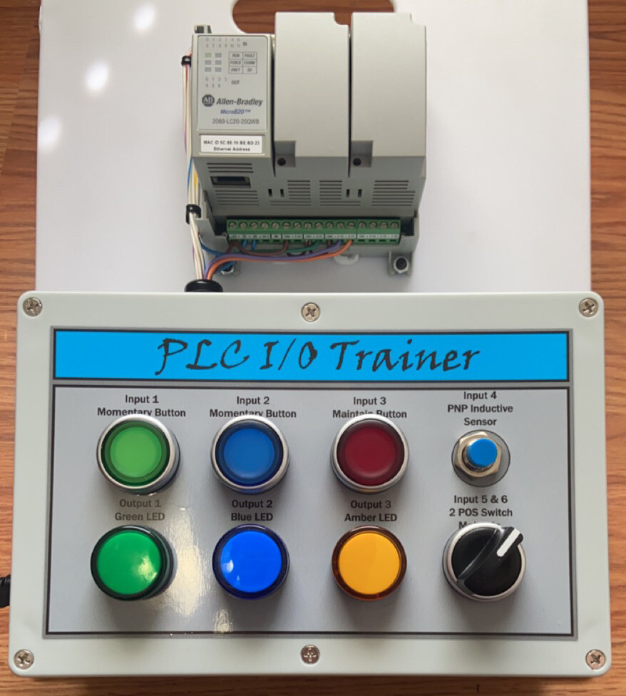 Allen-Bradley Micro820 Programmable CCW PLC Trainer Micro800 Training Kit