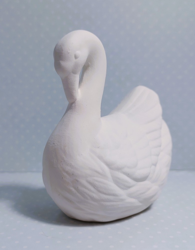Swan ~ Ceramic Bisque Ready to Paint