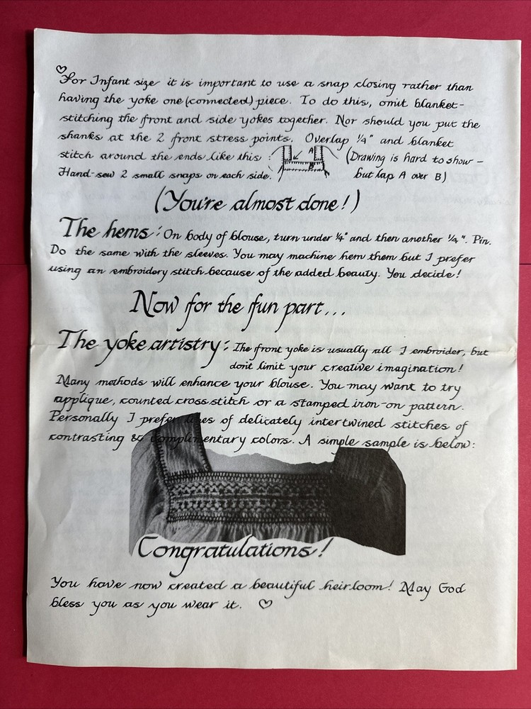 Vintage Blouse Sewing Pattern Gentle Expressions Small Medium UNCUT