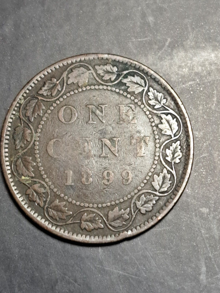 1899 CANADA LARGE CENT QUEEN VICTORY COPPER (PB27)