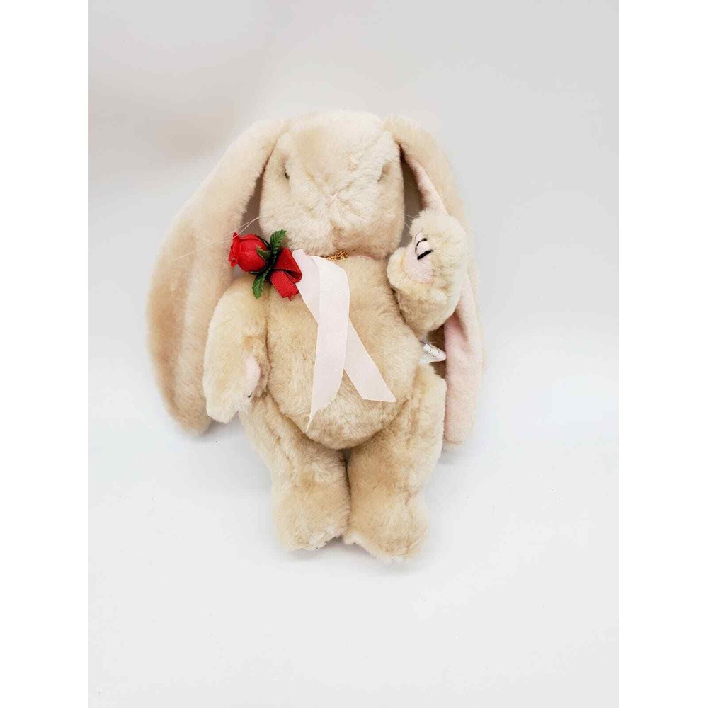 Jointed Plush Bunny Rabbit Easter Decoration