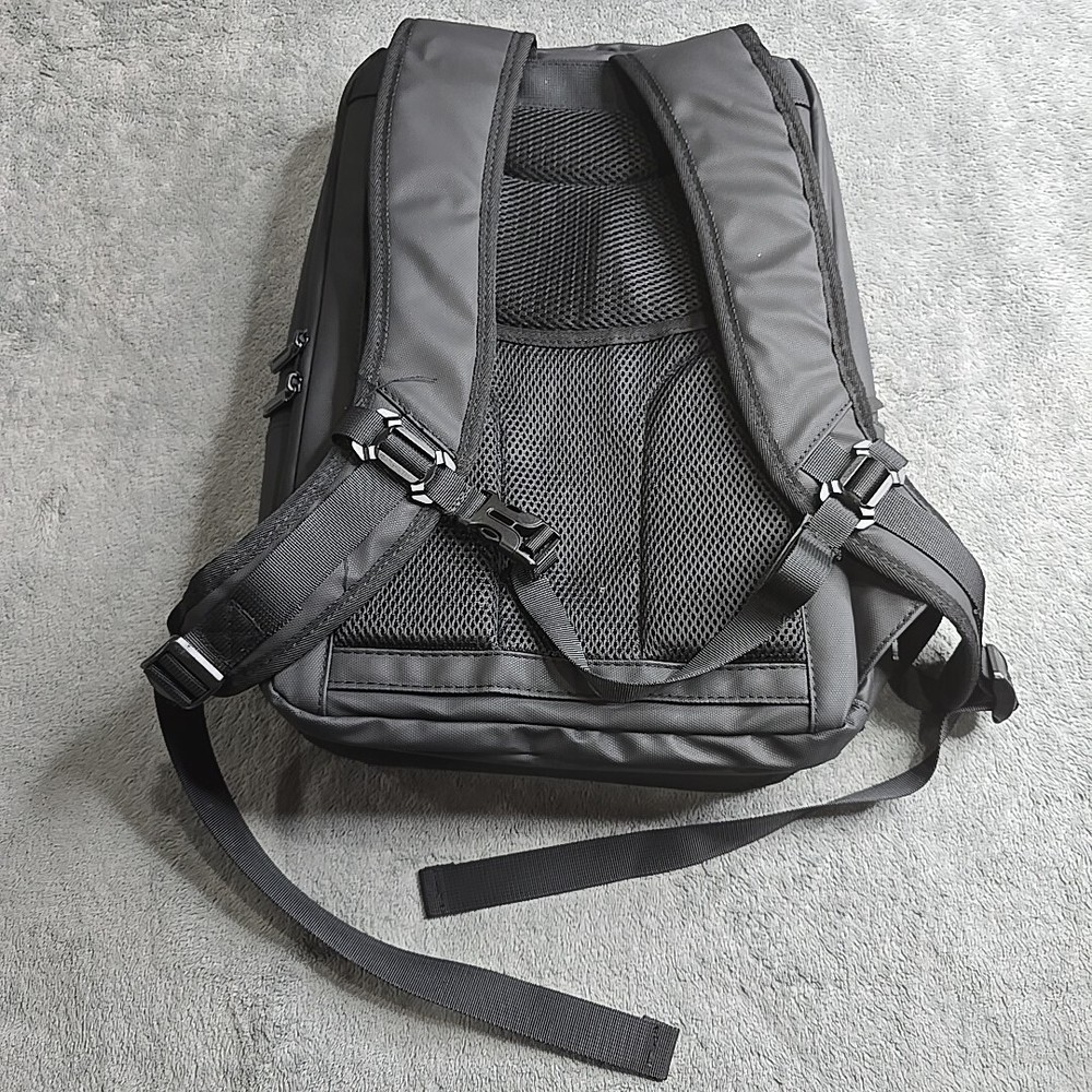 Adobe Summit DTN Tech Backpack Black Red Adjustable Straps Water Resistant