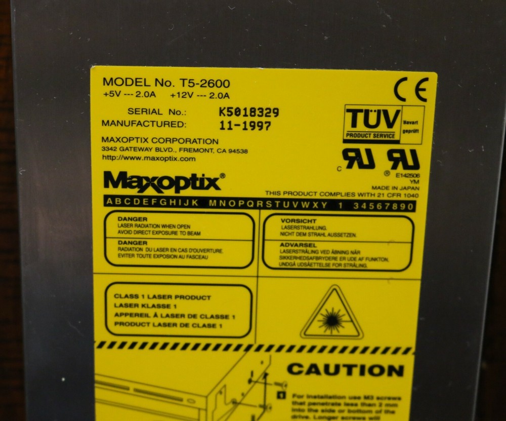 Maxoptix T5-2600 Internal Optical Drive