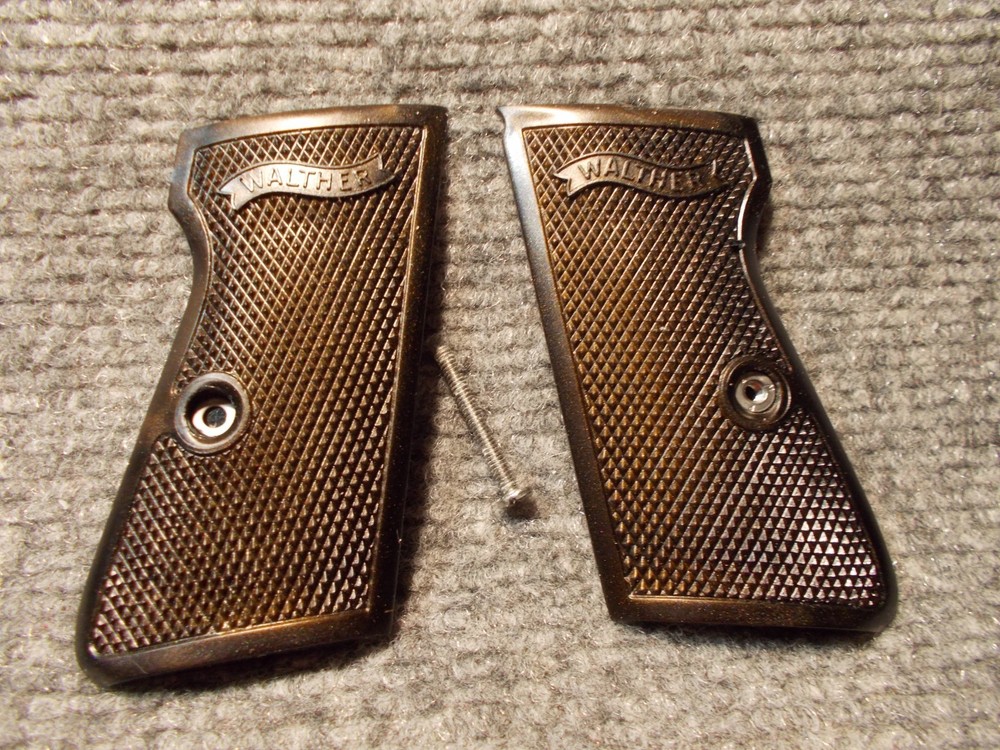Custom Grips for Walther PP & PPK/S Metallic Dark Brown