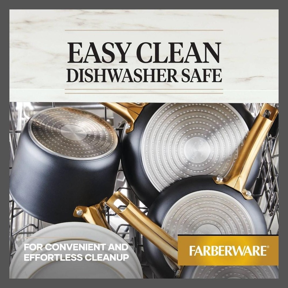 Farberware Forged Induction 3qt Ceramic Nonstick Covered Saute Pan