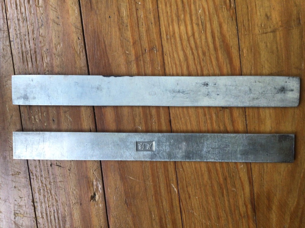 Chinese silver scroll weights - marked - pair