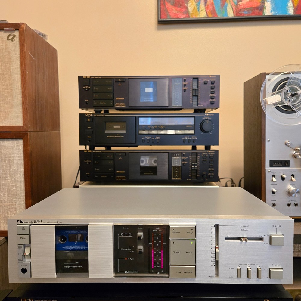 Nakamichi BX-1 Cassette Deck. Fully Serviced. Works Great. EXCELLENT