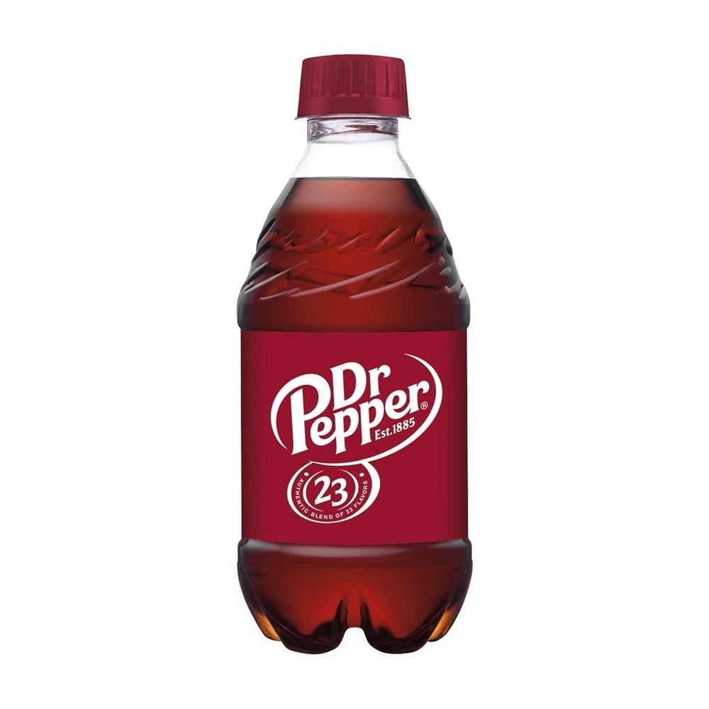 8 Pack Dr Pepper Soda Bottles 12 oz