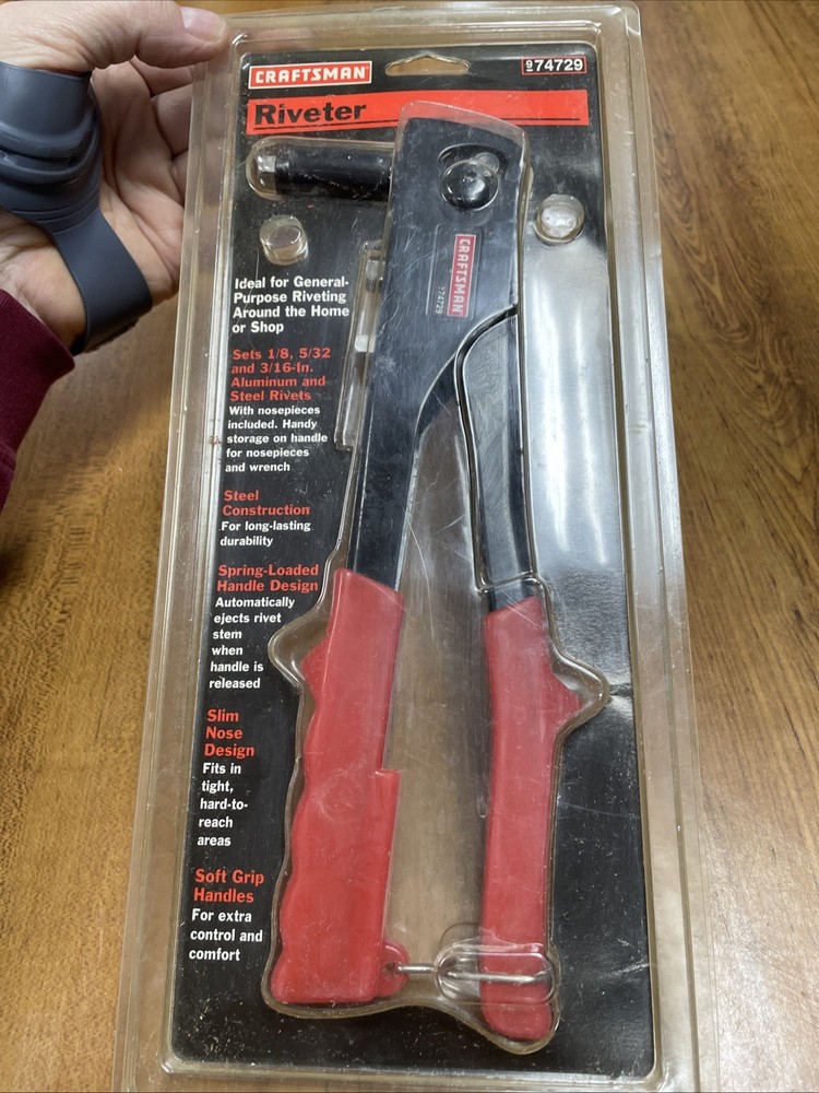 Vintage Craftsman 9-74729 Riveter Rivet Riveting Tool