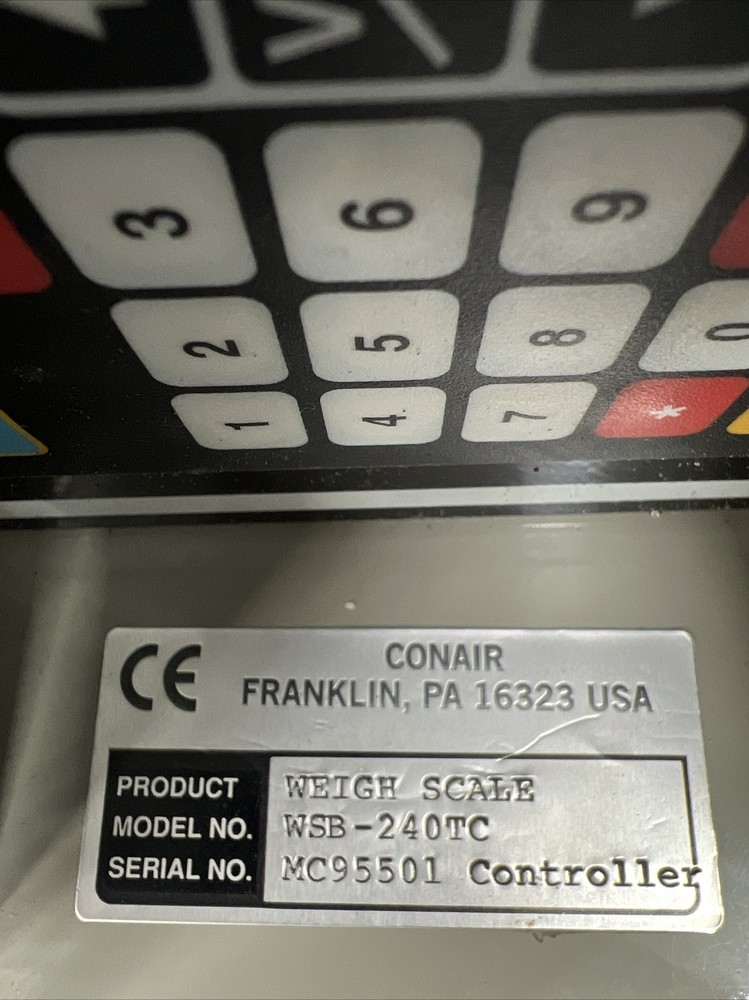 Conair GB Series Weigh Scale Blender Controller Model WSB-240TC