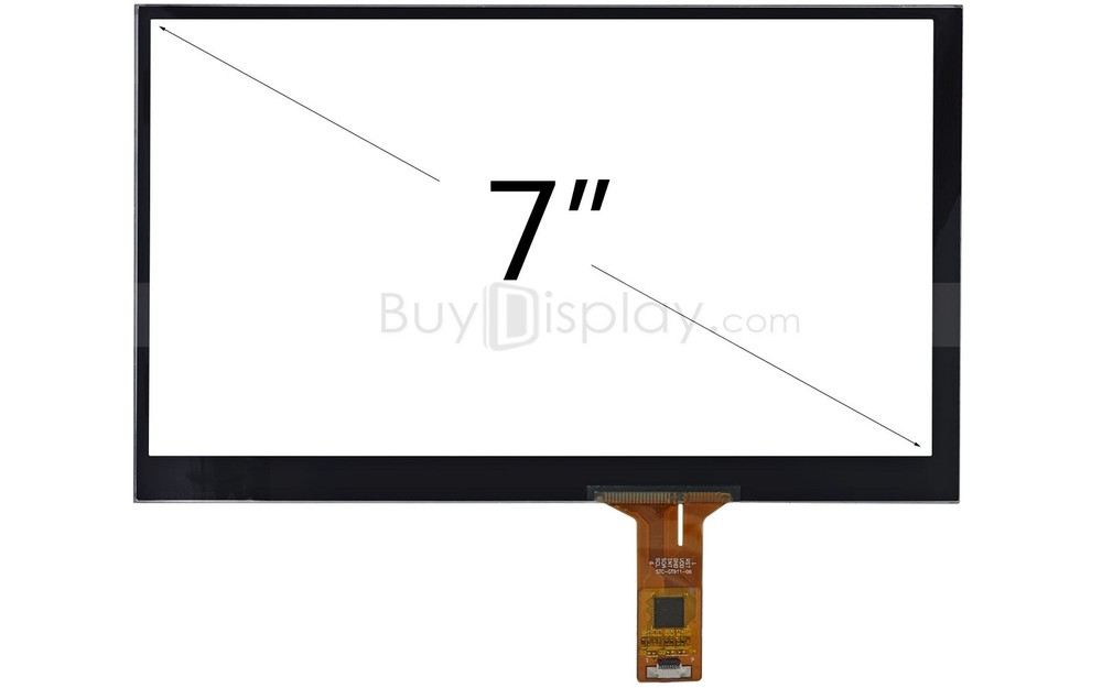 7" inch USB Capacitive Touch Panel Screen+USB Controller Board for Rasperry PI