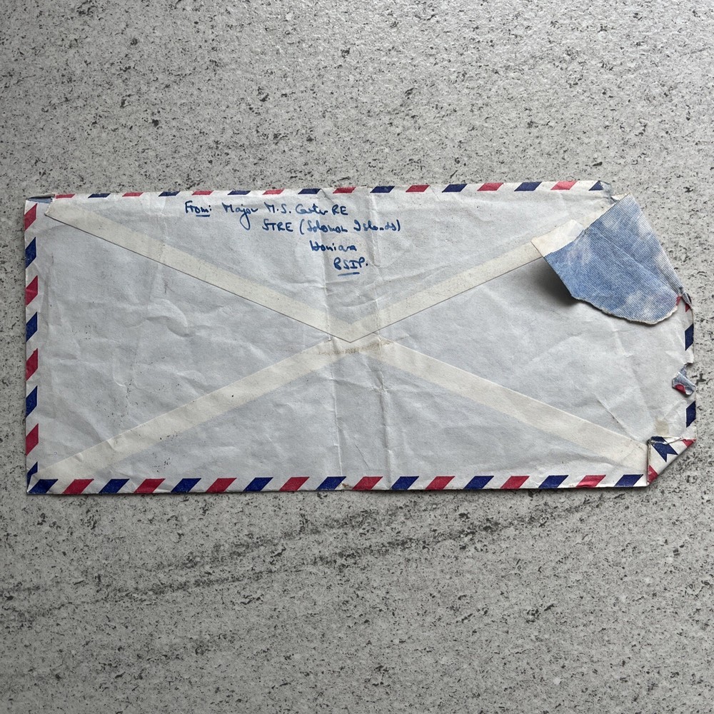 Cancelled Envelope British Solomon Islands