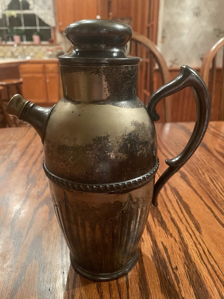 Vintage And Antique Silver Plated  Water And Wine Pitcher