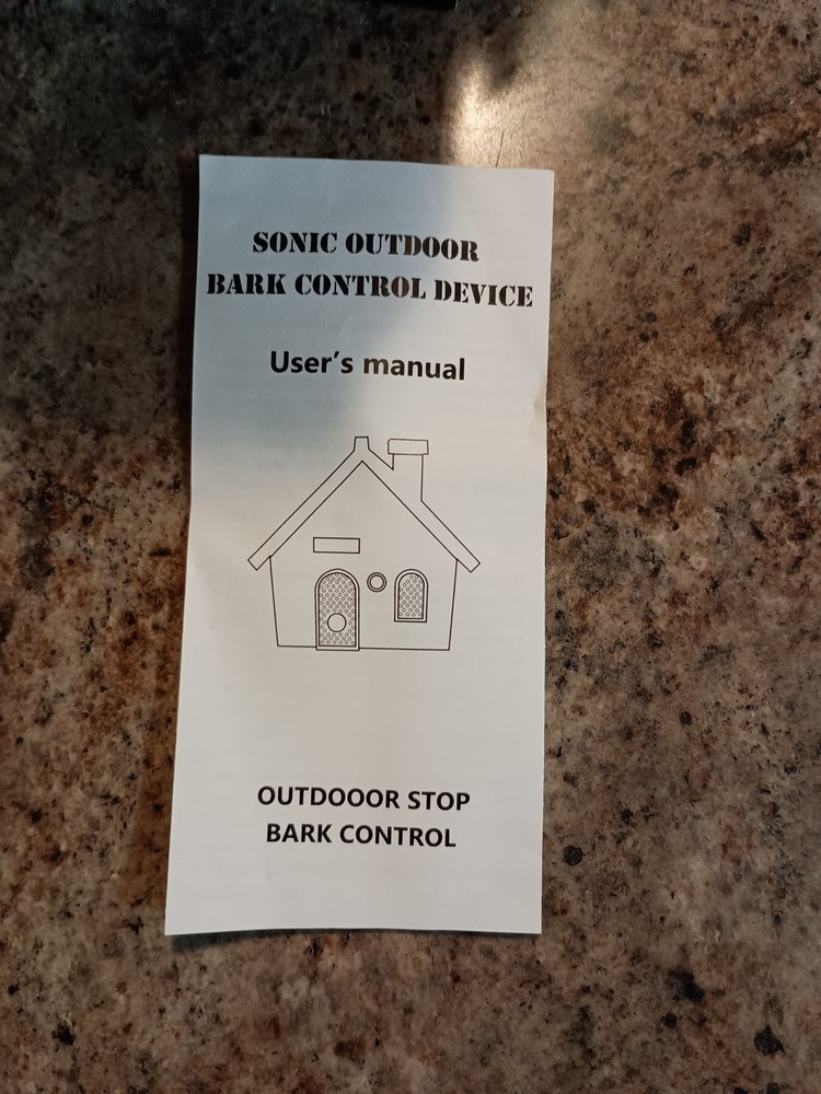 Sonic Bark Control Device, new in box