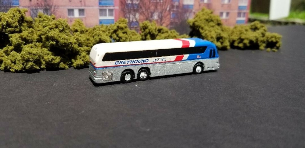 Greyhound Bus in N scale by Brucast