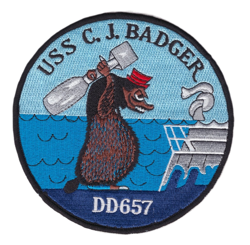 DD-657 USS Charles J Badger Patch
