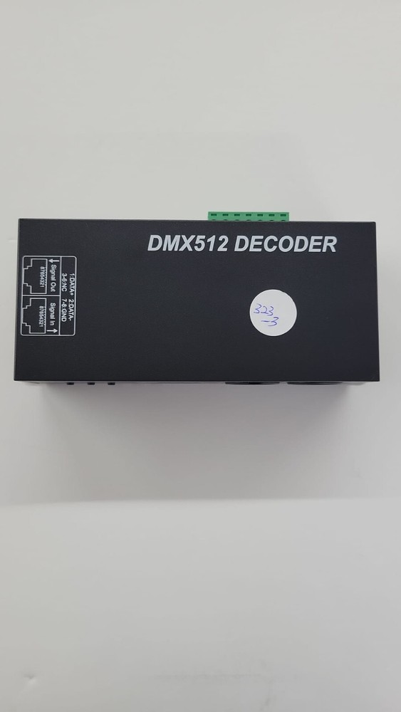 #AMKI DMX512 LED Decoder Controller for RGB Tape Strip Light Dimmer4 Chnnel  Rea