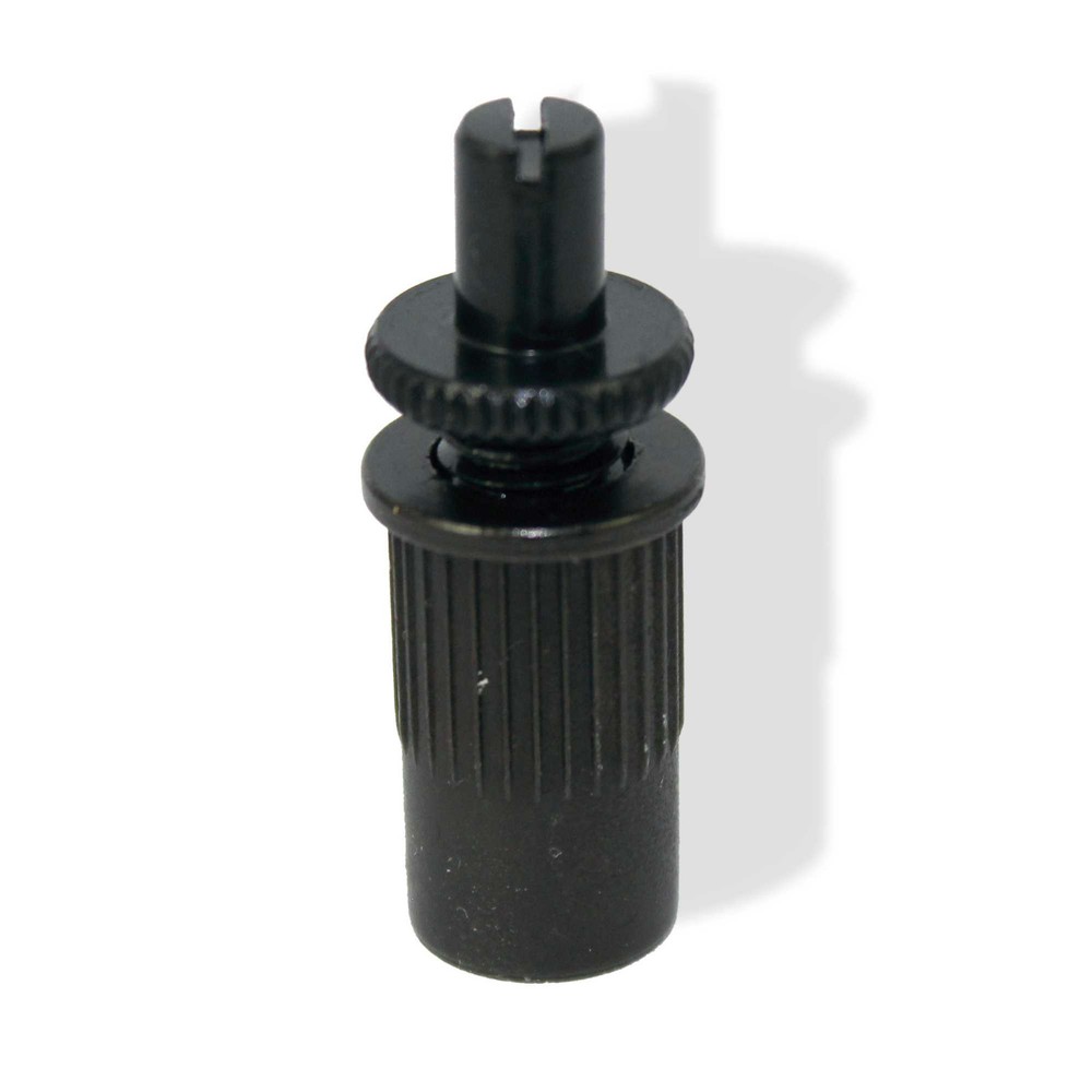 Bridge Post Style 6 String Black 52mm x 14.5mm 080632BK