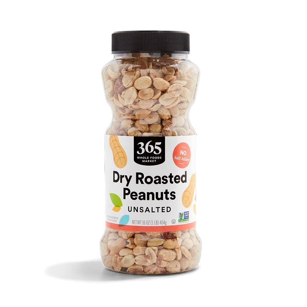 16 Oz Dry Roasted Peanuts – Perfect for Snacking & Recipes