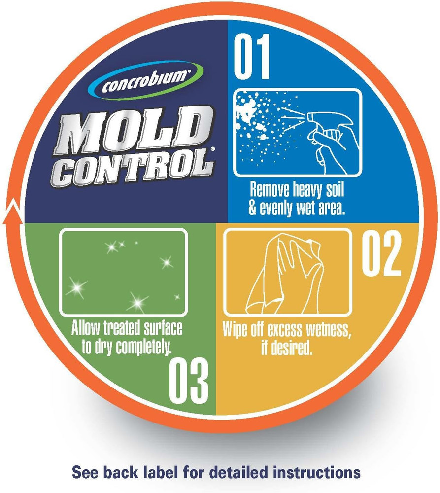 Concrobium Mold Control, 32 Oz Spray – Eliminates & Prevents Mold