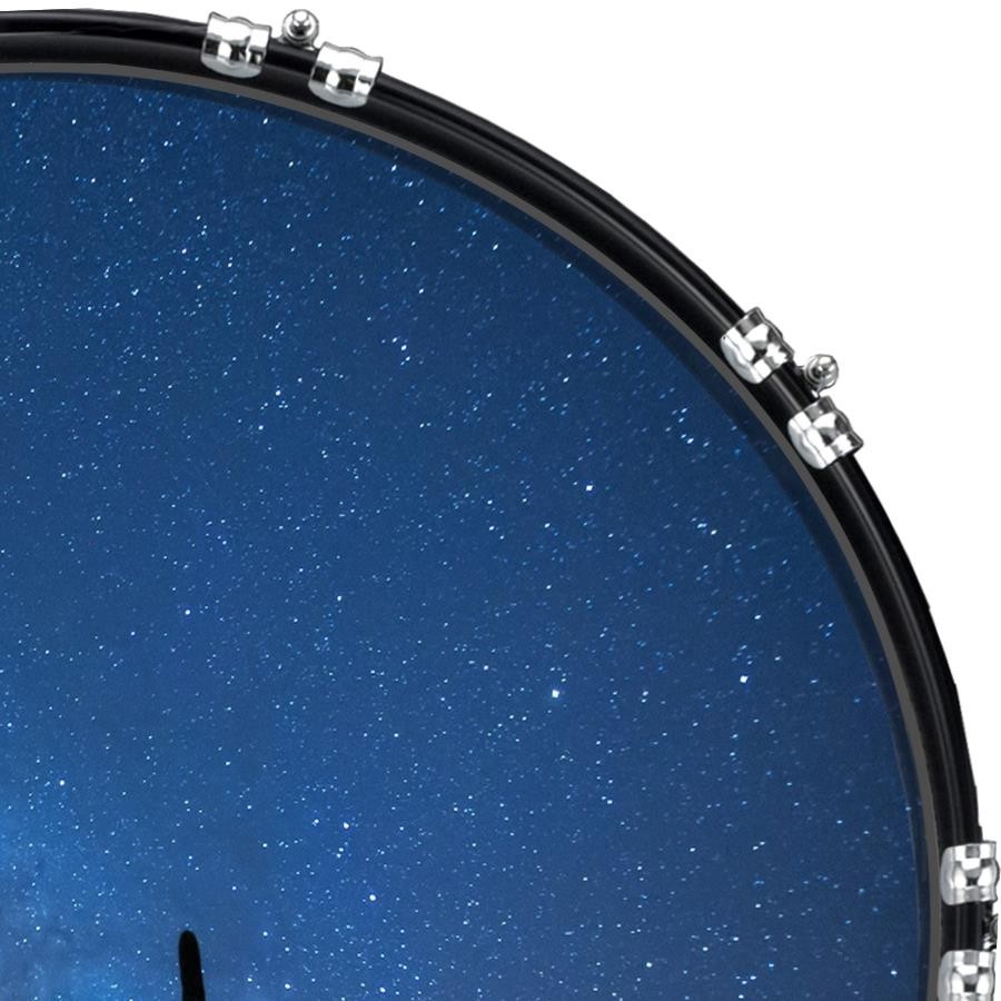 Custom 22" Kick Bass Drum Head Graphical Image Front Skin Cactus Sky