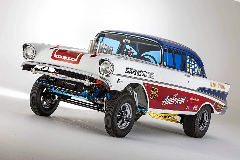 Decals - 57 Chevy gasser, “All American”. Beautiful!