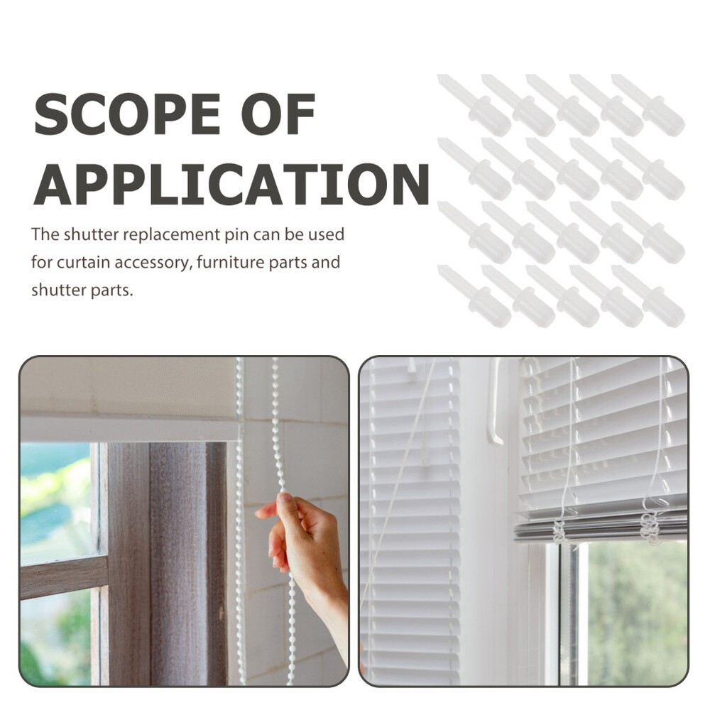 60pcs Useful Practical Multifunctional Sturdy Shutter Replacing Pin
