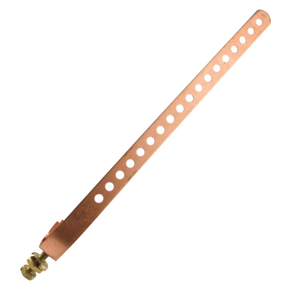 Belden SC13-B2 9-inch Copper Ground Strap, UL-Listed, Dish Approved