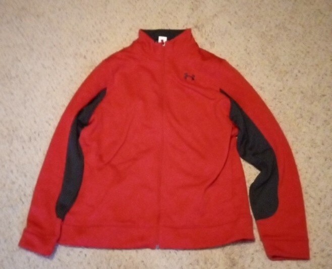 Red Under Armor Full Zip Jacket Size XL
