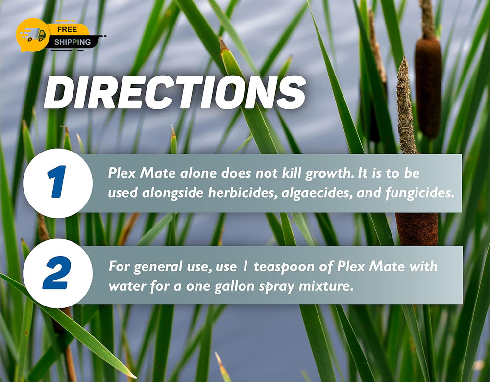 Plex Mate Aquatic Surfactant for Herbicides – Quart- Non-Ionic, Increase Product