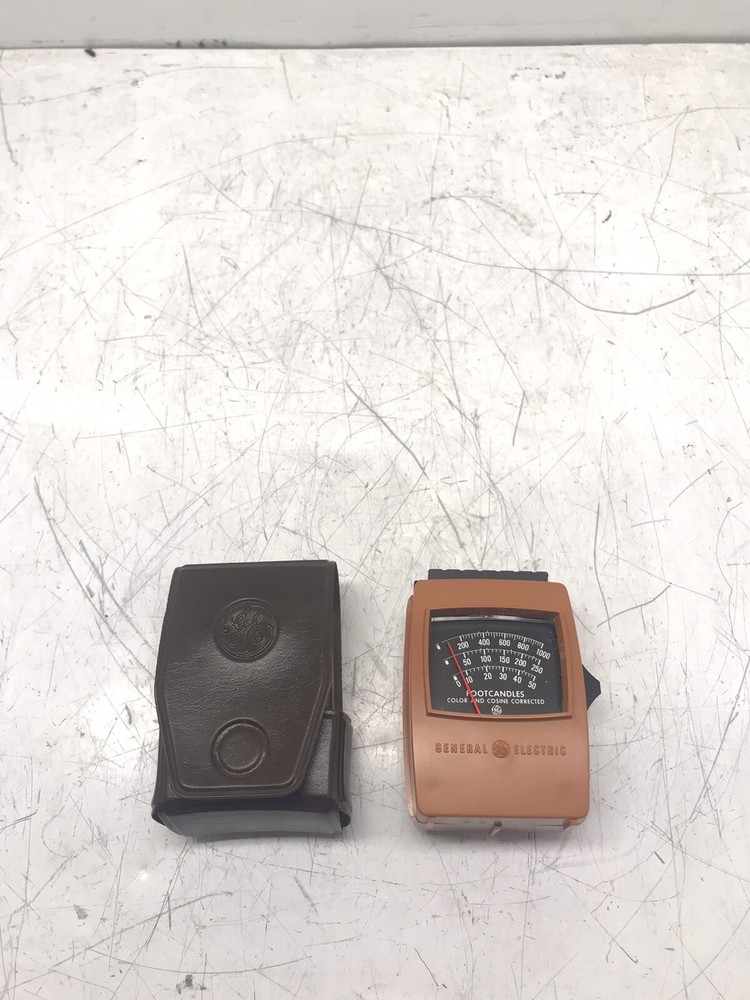 Vintage General Electric Light Meter GE Triple Range Type 214 | With Case