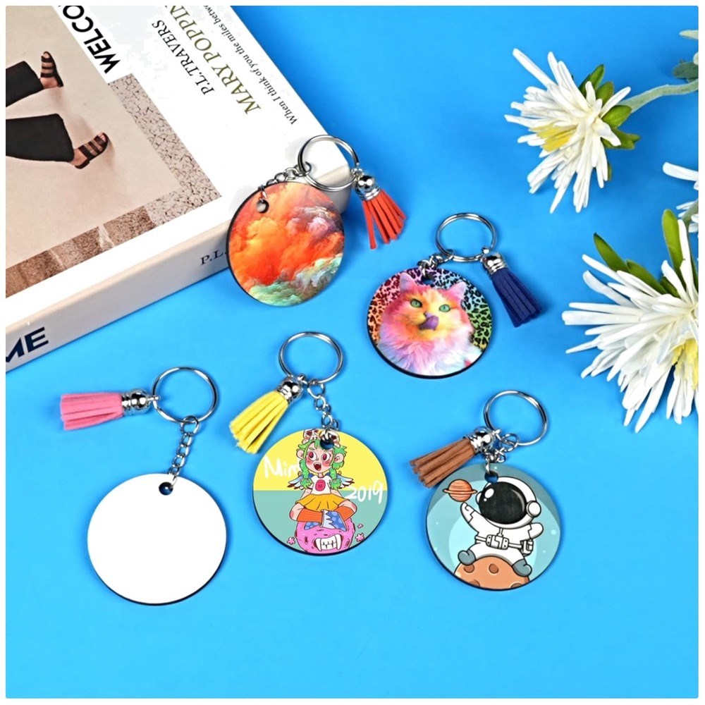 Quality - Sublimation Keychains with Instructions