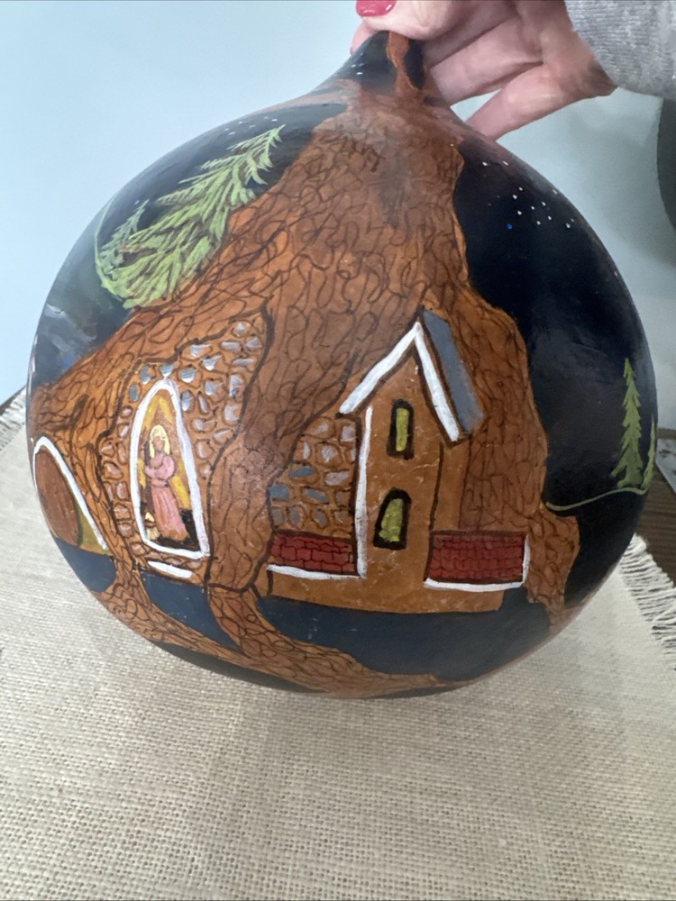 Handpainted Gourd