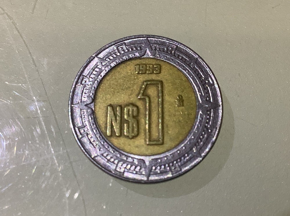 Mexico 1 Nuevo Peso 1993 Circulated