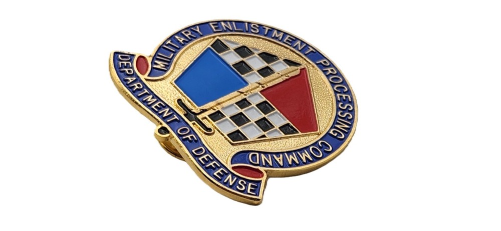DOD Military Enlistment Processing Command Lapel Pin 257600--[H]