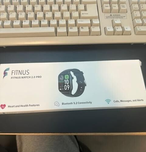 2.01" Fit-PRO Black Waterproof 2024 SmartWatch iOS/Android OpenBoX NEVER USED
