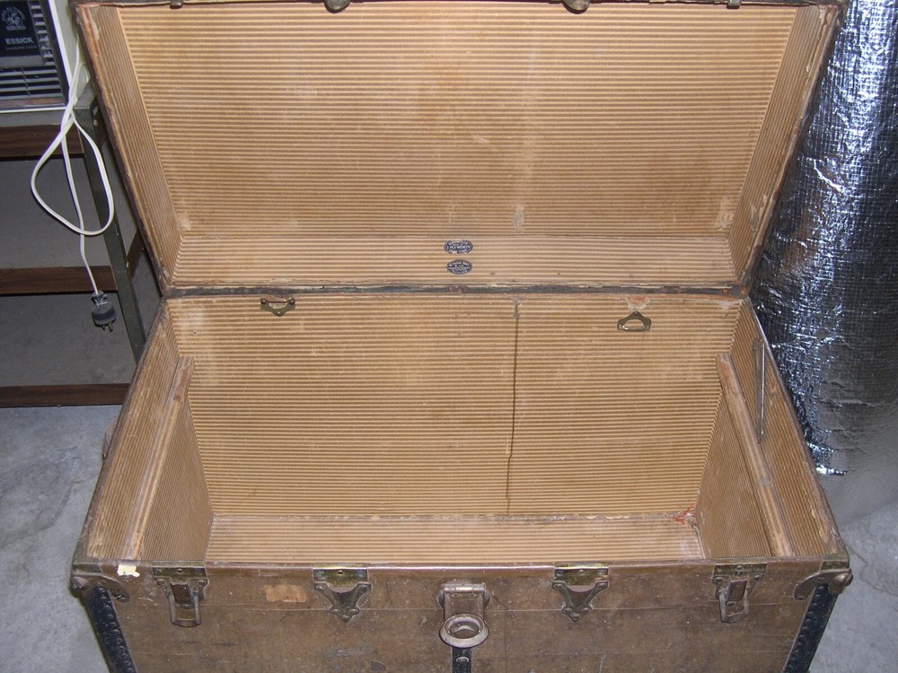 Antique steamer trunks chests