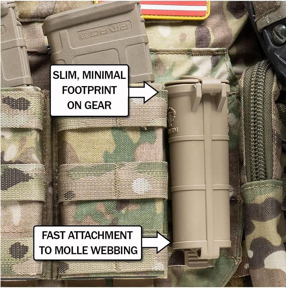 Durable CellVault XL Battery Case with Removable Divider - Tactical Gear Access