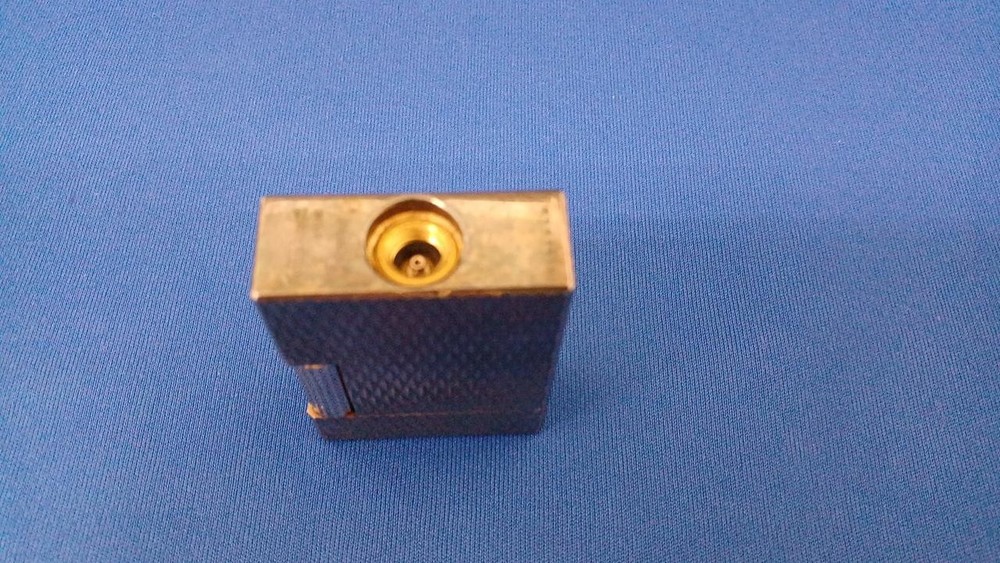 Dupont Diamond Pattern Gas Lighter Used