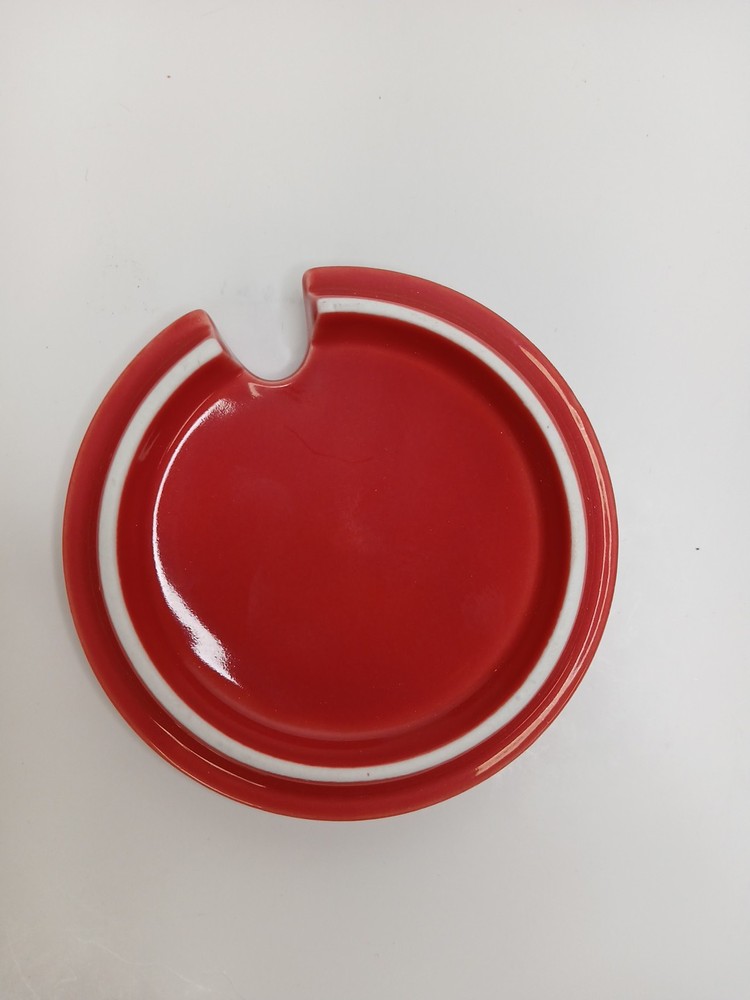 Coffee/tea Mug And Warming Saucer, Red, ceramic coffee cup