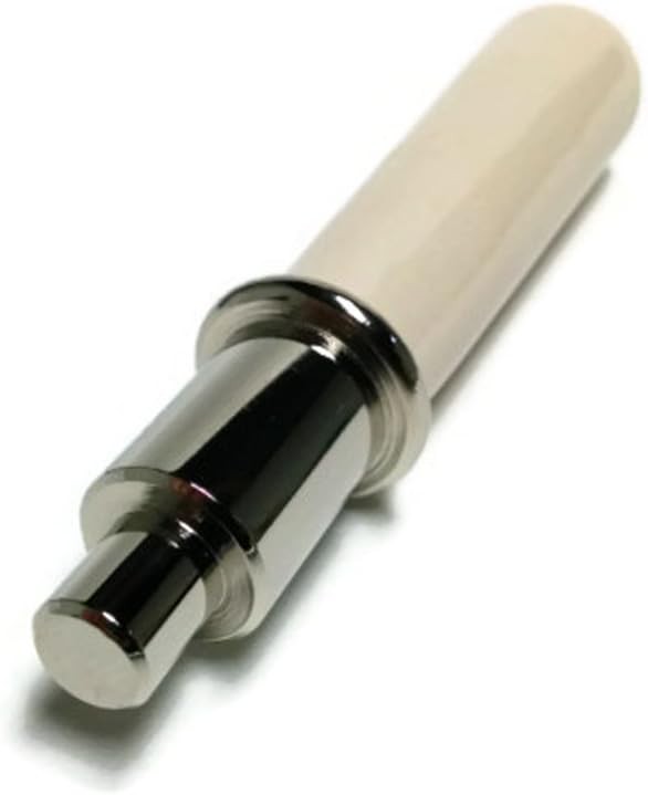 Vermont Castings Ceramic Fallaway Handle Assembly (White with Nickel White