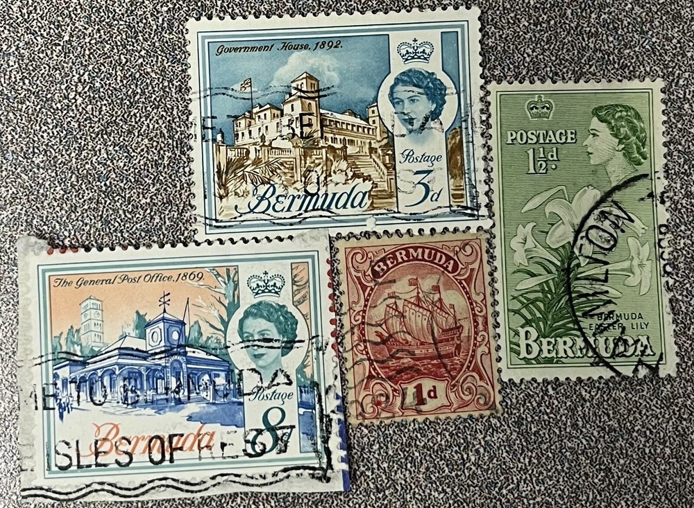 BERMUDA Vintage Stamp Lot.