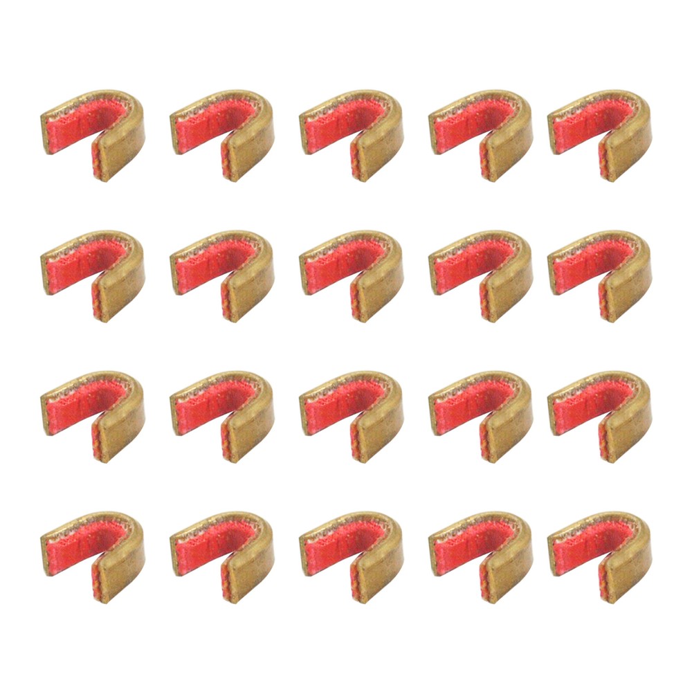 12X Archery Bow String Nocking Points Strings Nock Sets Brass Buckle Clip Knock