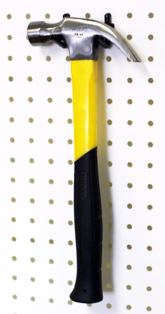 100 Pc. Kit - Black Locking Peg Hooks - Garage Tool Storage - Wall organizer New