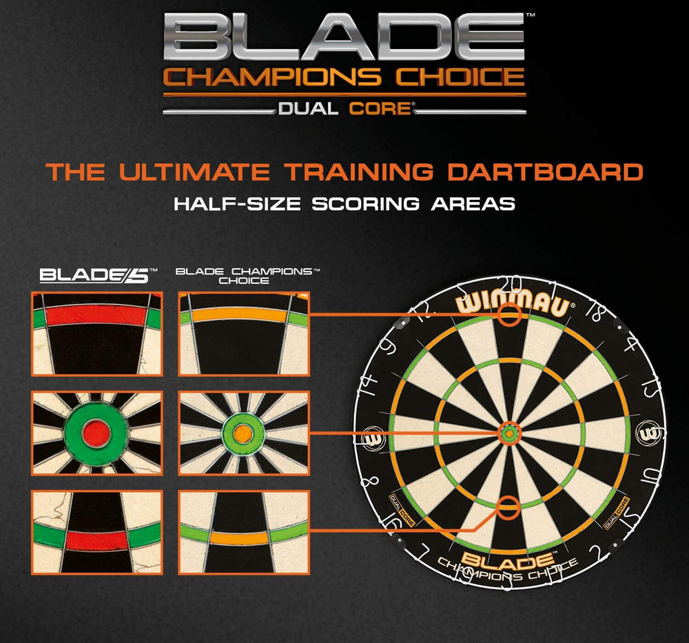 Champions Choice Pro-Practice Blade Dartboard - Ultimate Precision & Performance