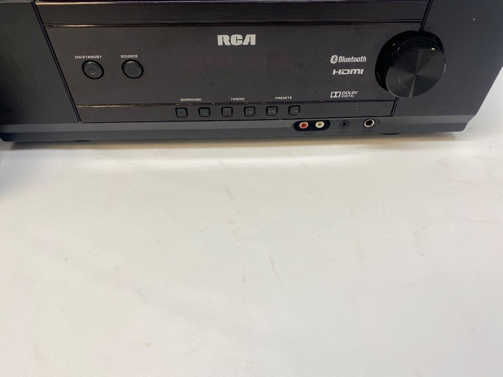RCA RT2781HB Bluetooth Home Theater System HDMI Dolby Digital Receiver Bundle